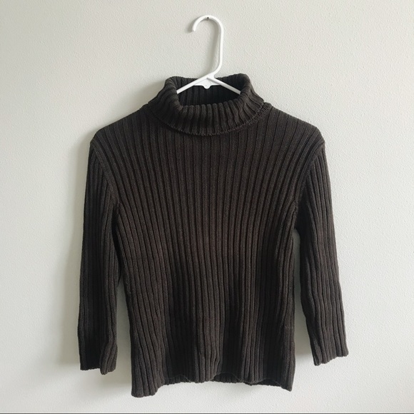 brown turtle neck sweater - Picture 1 of 3